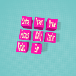 Last named cubes
