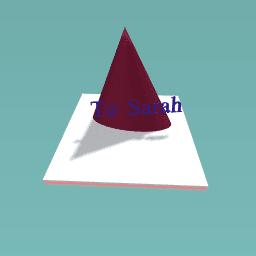 To my best friend Sarah