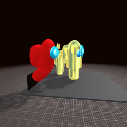 Golden among us dad die crewmate baby cry