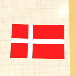 The flag of denmark