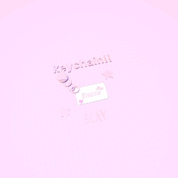 Pink key chain