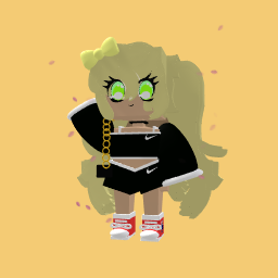 sporty shopping girl 