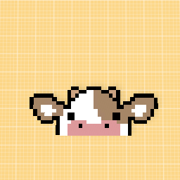 Pixel cow