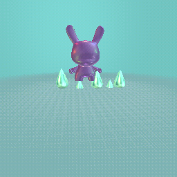 Bunny with a castle of tears