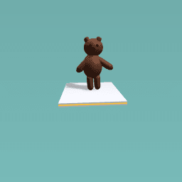 Happy standing bear
