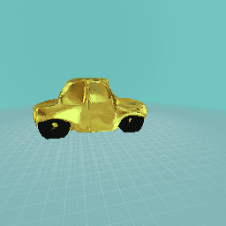 Just a gold car