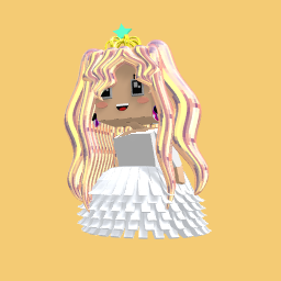 Chairy Chair white dress princess