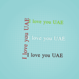 i love you UAE