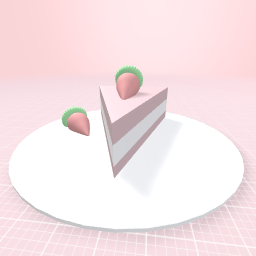 Strawberry cake :3