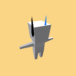 Blue and balck horns