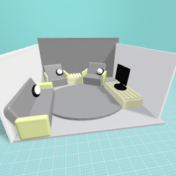 the nice living room