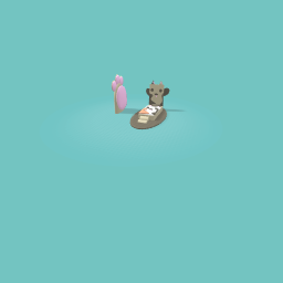 Simple cat  bedroom