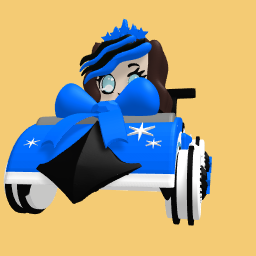 Blue blak girl in car