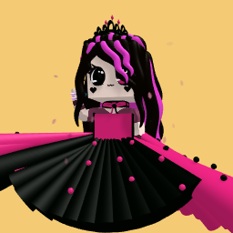 Queen of black and pink