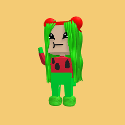 Water melon girl