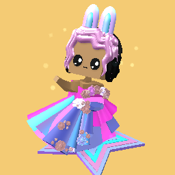 Bunny music snow girl