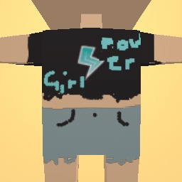 Gurl Power crop top and shorts