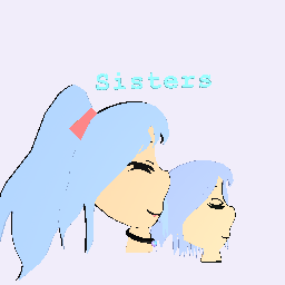 Sisters(side face)