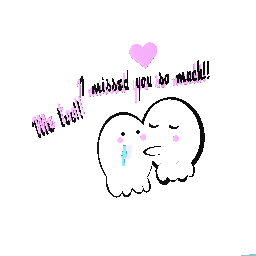 Cute ghost drawing