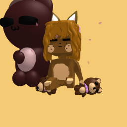 Bear family (dad mom and two babies) ULTRA ITEM  20-30  likes free idk