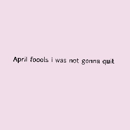 April foooools!