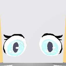Wide anime eyes