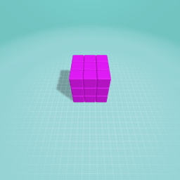 purple rubix cube
