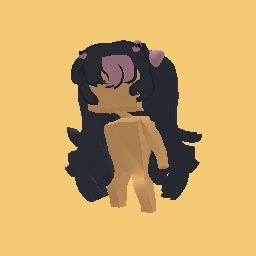 Cute purple Kuromi hair