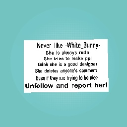 Report -White_Bunny-!