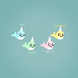 The fam's narwhals!