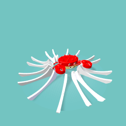 Crab boss giant leap