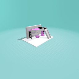 Kids pink bedroom