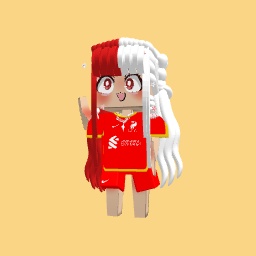 Red soccer girl