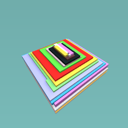 Ice pole with raibow plate