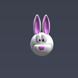 Easter bunny head.