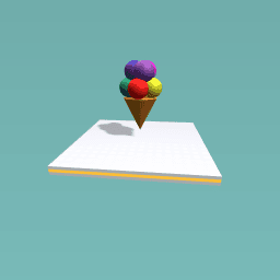 Rainbow ice-cream
