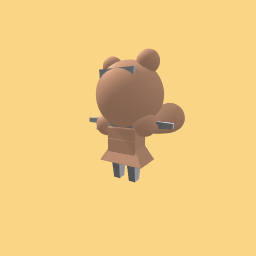 cute brown bear hoodie but only 4 girls