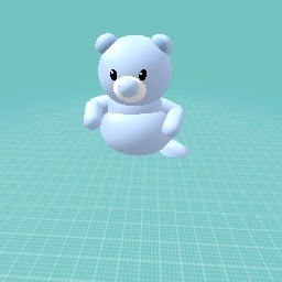 unfinished bear plushie