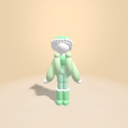 Pastel green outfit
