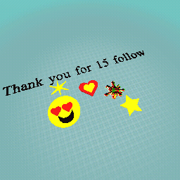 thank you for 15 follow