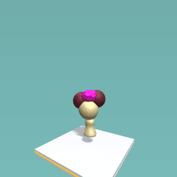 Girl with doughnut buns