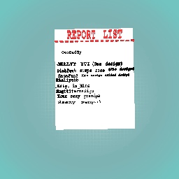 The report list