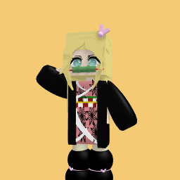 me dresed up as nezuko