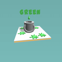 Green Color Bucket