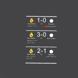 Real Madrid's first three matches in LaLiga