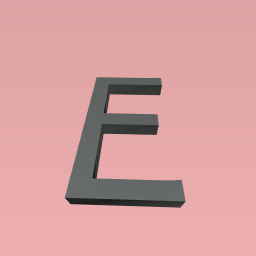 The letter e