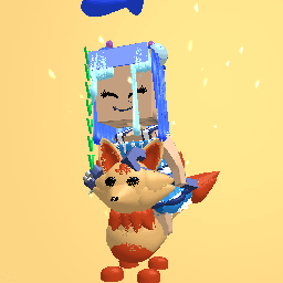 This is me riding a kitsune