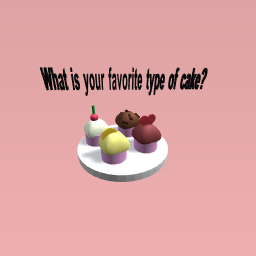 Question of the day: what is your favorite type of cake?