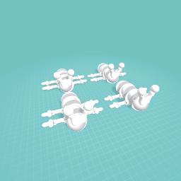 4 printable flexi leggy snails