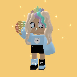 Polar bear pop it girl
